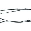 Propresicce Softy Grip Rubber Reins With Stoppers By Hy Equestrian Black additional 1
