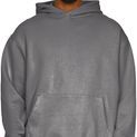 Casual Classics Premium Combed 330 Acid Wash Oversize Hood - Faded Charcoal additional 6