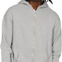 Casual Classics Ringspun Blended 280 Core Zip Hood - Ash Grey additional 9