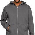 Casual Classics Ringspun Blended 280 Core Zip Hood - Charcoal additional 13