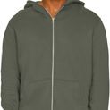 Casual Classics Ringspun Blended 280 Core Zip Hood - Khaki Olive additional 2