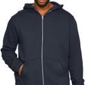 Casual Classics Ringspun Blended 280 Core Zip Hood - Navy Blue additional 12