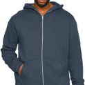 Casual Classics Ringspun Blended 280 Core Zip Hood - Petrol Blue additional 12