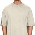 Casual Classics Ringspun Combed 180 Acid Wash Oversize T-Shirt - Faded Ecru additional 3