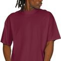 Casual Classics Ringspun Combed 220 Oversize Extended Neck T-Shirt - Burgundy additional 13