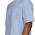 Casual Classics Ringspun Combed 220 Oversize Extended Neck T-Shirt - Pastel Blue additional 8