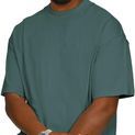 Casual Classics Ringspun Combed 220 Oversize Extended Neck T-Shirt - Pine Green additional 11