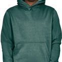 Casual Classics Premium Combed 330 Acid Wash Core Hood - Faded Rainforest Green additional 2