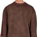 Casual Classics Premium Combed 330 Acid Wash Oversized Sweatshirt - Acid Chocolate additional 2