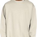 Casual Classics Premium Combed 330 Acid Wash Oversized Sweatshirt - Faded Ecru additional 1