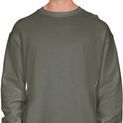 Casual Classics Premium Combed 330 Acid Wash Oversized Sweatshirt - Faded Khaki Olive additional 2