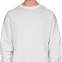 Casual Classics Premium Combed 330 Acid Wash Oversized Sweatshirt - Faded White additional 2