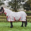 Firefoot Turnout Rug Zero Fill Fixed Neck Grey/Red additional 3