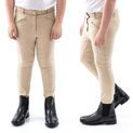 Whitaker B142K Miami Kids Breeches With Silicone Seat Beige additional 1