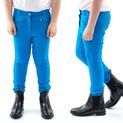 Whitaker B142K Miami Kids Breeches With Silicone Seat Blue additional 3