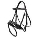 Whitaker Br048A Eastwood Crank Bridle with Reins Black additional 1