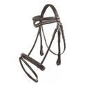 Whitaker Br073 Lynton Flash Bridle with 2 Browbands Havana additional 1