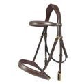 Whitaker Br104 Madrid Snaffle Bridle Havana additional 1