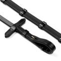 Whitaker Rer052 Valencia 9-Loop 1/2 Reins Black additional 2