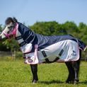 Gallop Ponie Turnout Fly Rug Combo Turnout Rug Navy additional 3