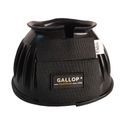 Gallop Double Taped Pvc Ribbed Over Reach Boots Black additional 4
