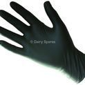 Febra Black Nitrile Milking Gloves - 100 Pack additional 1