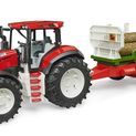 Bruder Roadmax Tractor with Forestry Trailer &amp; 3 Trunks additional 1