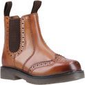 Amblers Dalby Pull On Brogue Boot Tan additional 1