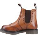 Amblers Dalby Pull On Brogue Boot Tan additional 4