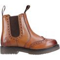 Amblers Dalby Pull On Brogue Boot Tan additional 5