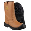 Amblers FS142 Water Resistant Pull On Safety Rigger Boot Tan additional 3