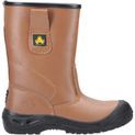 Amblers FS142 Water Resistant Pull On Safety Rigger Boot Tan additional 5