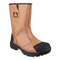 Amblers FS143 Waterproof pull on Safety Rigger Boot Tan additional 6