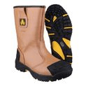Amblers FS143 Waterproof pull on Safety Rigger Boot Tan additional 8