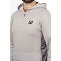 Caterpillar Coolmax Quarter Zip Hoodie Heather Grey additional 7