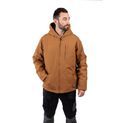 Caterpillar Hooded Sherpa Lined Jacket Bronze additional 1