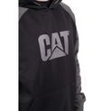 Caterpillar Raglan Hooded Sweatshirt Black/Magnet additional 6