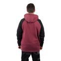 Caterpillar Raglan Hooded Sweatshirt Carmenere Heather/Black additional 2