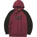 Caterpillar Raglan Hooded Sweatshirt Carmenere Heather/Black additional 4