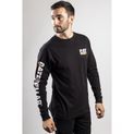 Caterpillar Trademark Banner Long Sleeve T-Shirt Black additional 7