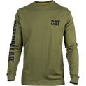 Caterpillar Trademark Banner Long Sleeve T-Shirt Chive additional 4