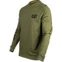 Caterpillar Trademark Banner Long Sleeve T-Shirt Chive additional 6