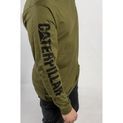 Caterpillar Trademark Banner Long Sleeve T-Shirt Chive additional 7