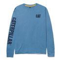 Caterpillar Trademark Banner Long Sleeve T-Shirt Teal additional 6
