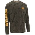 Caterpillar Trademark Banner Long Sleeve Tee Night Camo additional 1