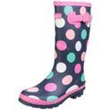 Children's Cotswold Dotty Jnr Pull On Wellington Boot Multicoloured additional 6
