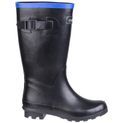 Children's Cotswold Fairweather Junior Wellington Boot Black/Blue additional 4