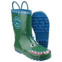 Children's Cotswold Puddle Waterproof Pull On Boot Crocodile additional 3