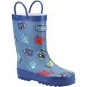 Children's Cotswold Puddle Waterproof Pull On Boot Robot additional 1