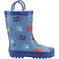 Children's Cotswold Puddle Waterproof Pull On Boot Robot additional 4